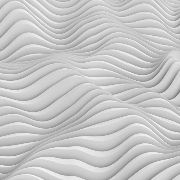 Фотообои Белые волны 3D