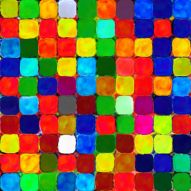 Фотообои Абстрактные разноцветные квадраты