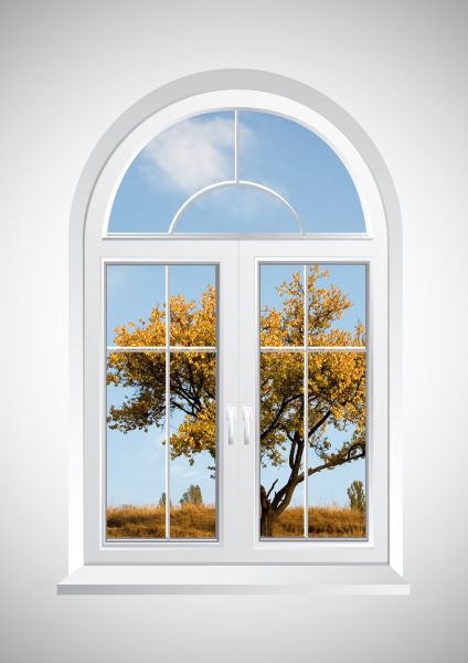 Фотообои Окно с видом на дерево