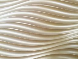 Фреска 3D абстракция жемчужные волны