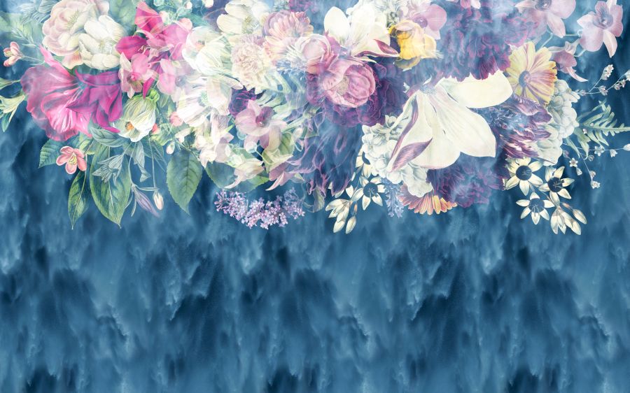 Фреска Букетов цветов