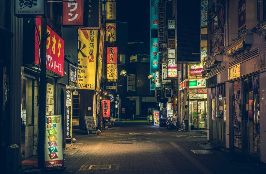 Фреска Ночной Токио