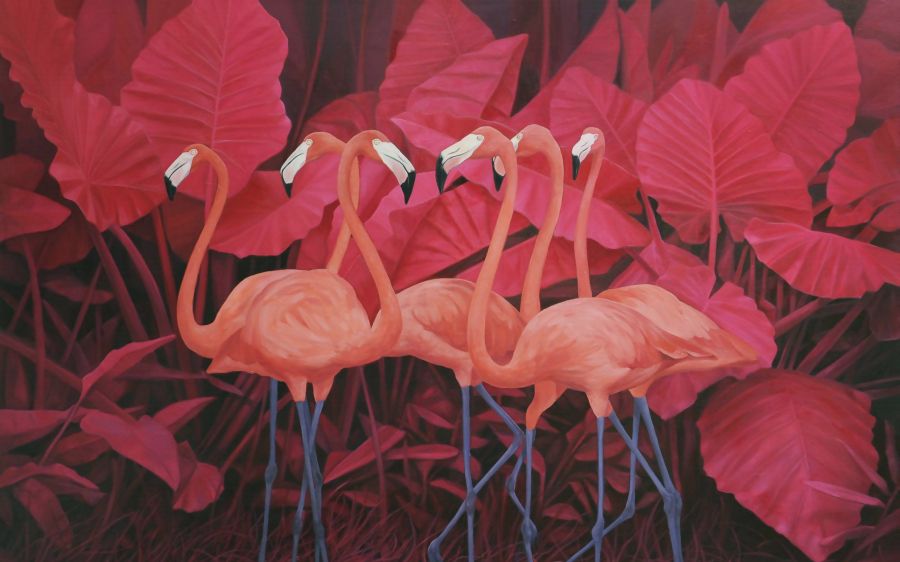 Фреска Фламинго