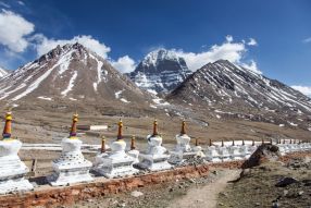 Фреска Горы Тибета