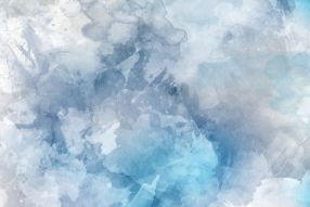 Фреска Голубой акварельный фон