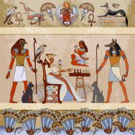 Фреска Древний Египет